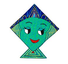 Handmade Folk Kite Fridge Magnet Kitchen Decor